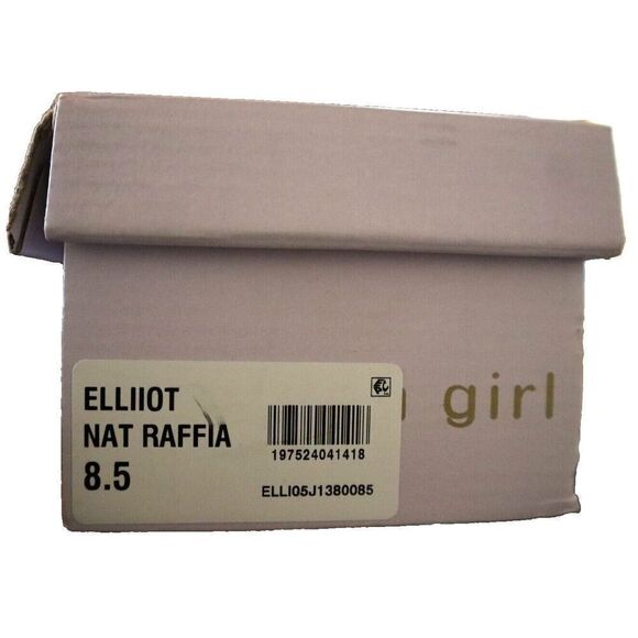 Madden Girl ELLI05J1 Women Sz 8.5M Natural/Beige Raffia Elliot Slide Sandals - Picture 9 of 9